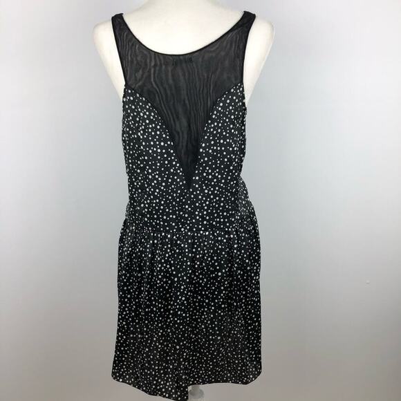 Urban Outfitters Kimchi Blue Mesh Deep V Dress L - Picture 5 of 8